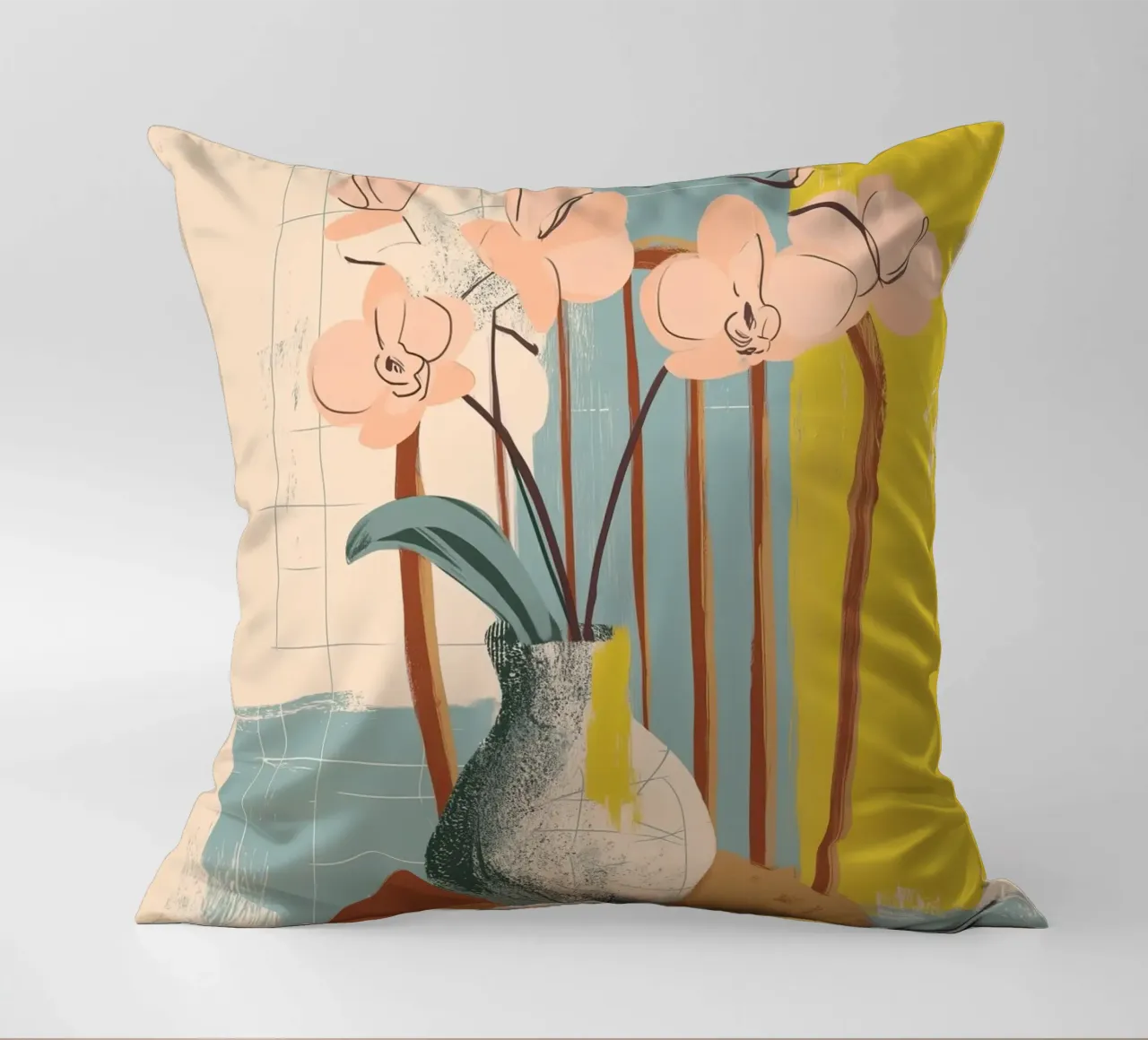 The Quiet Joy of Orchids cuscino da Clara August