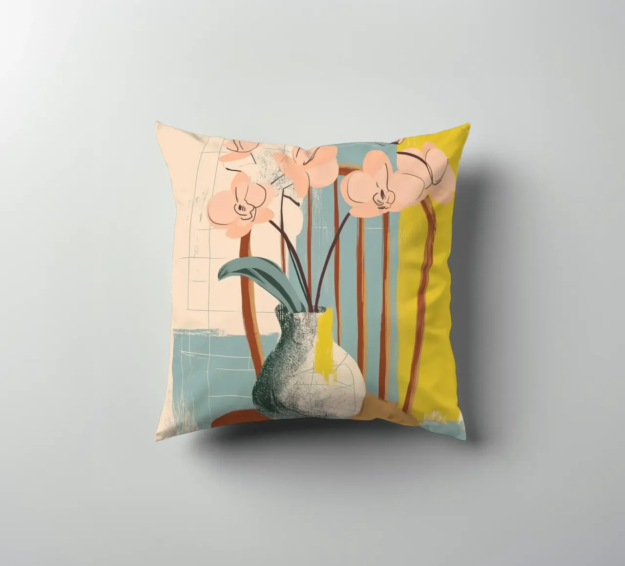 The Quiet Joy of Orchids cuscino da Clara August