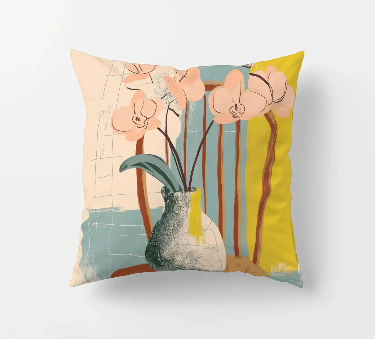 The Quiet Joy of Orchids cuscino da Clara August