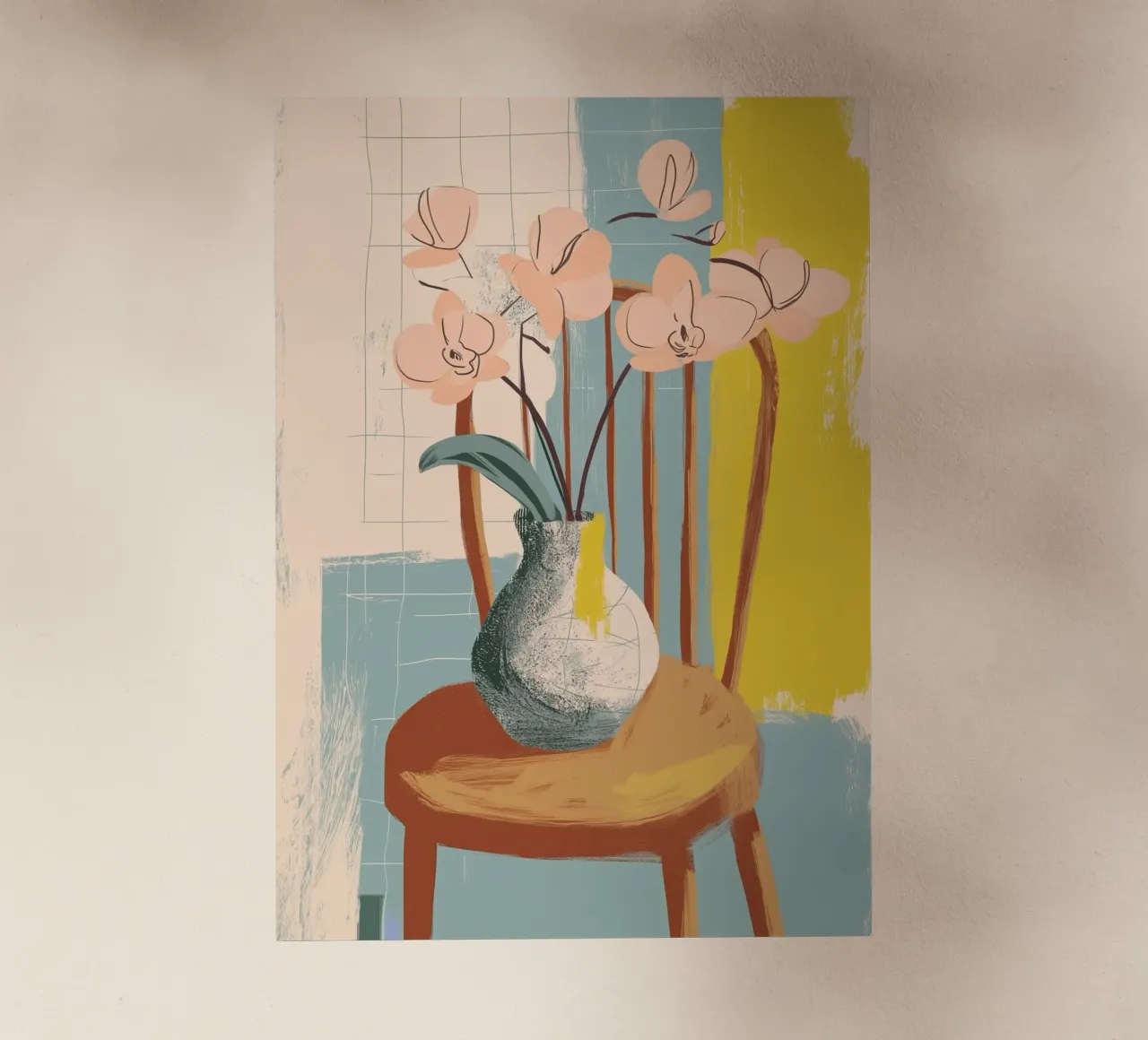 The Quiet Joy of Orchids pellicola backlit da Clara August