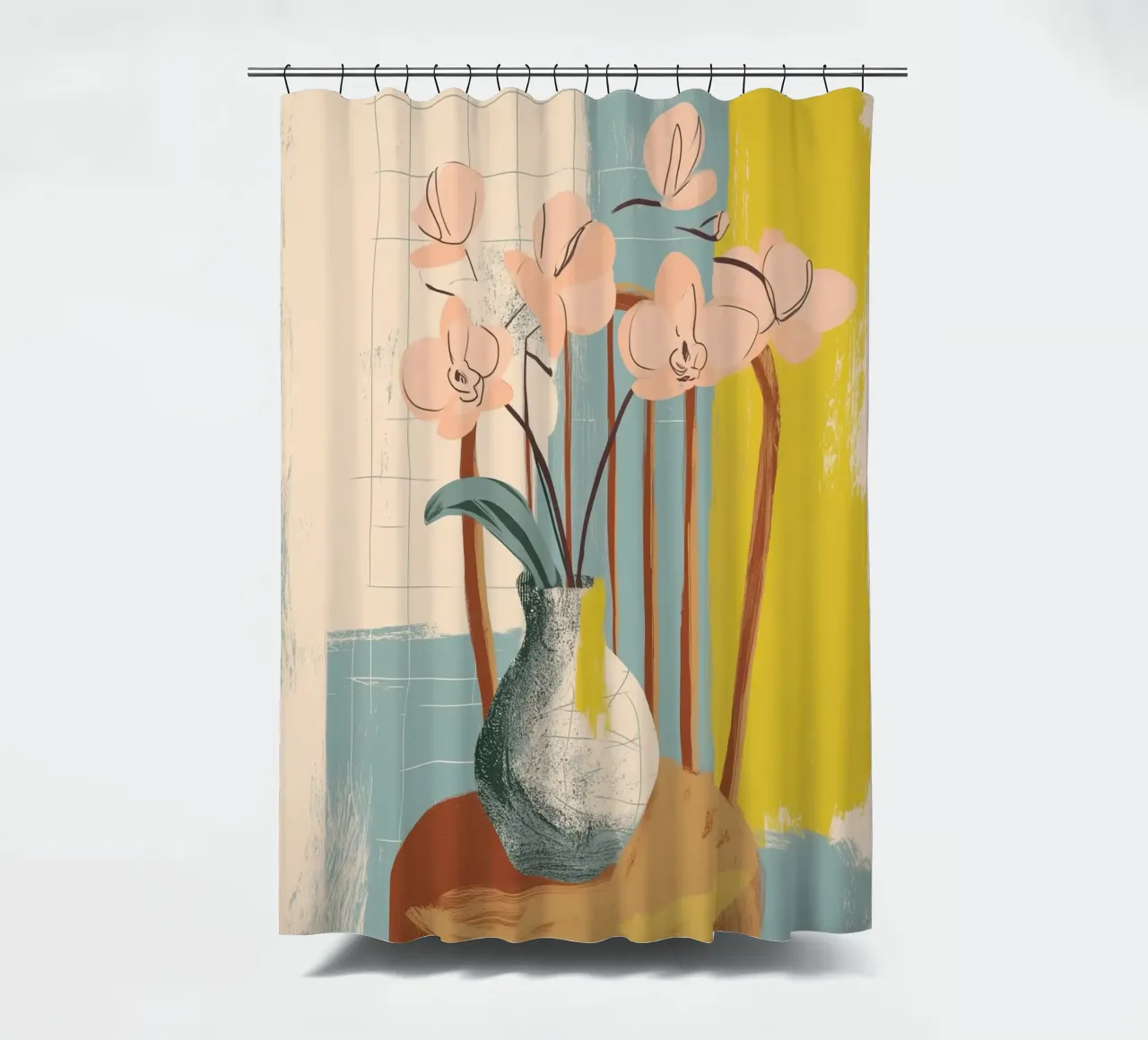 The Quiet Joy of Orchids tenda da doccia da Clara August