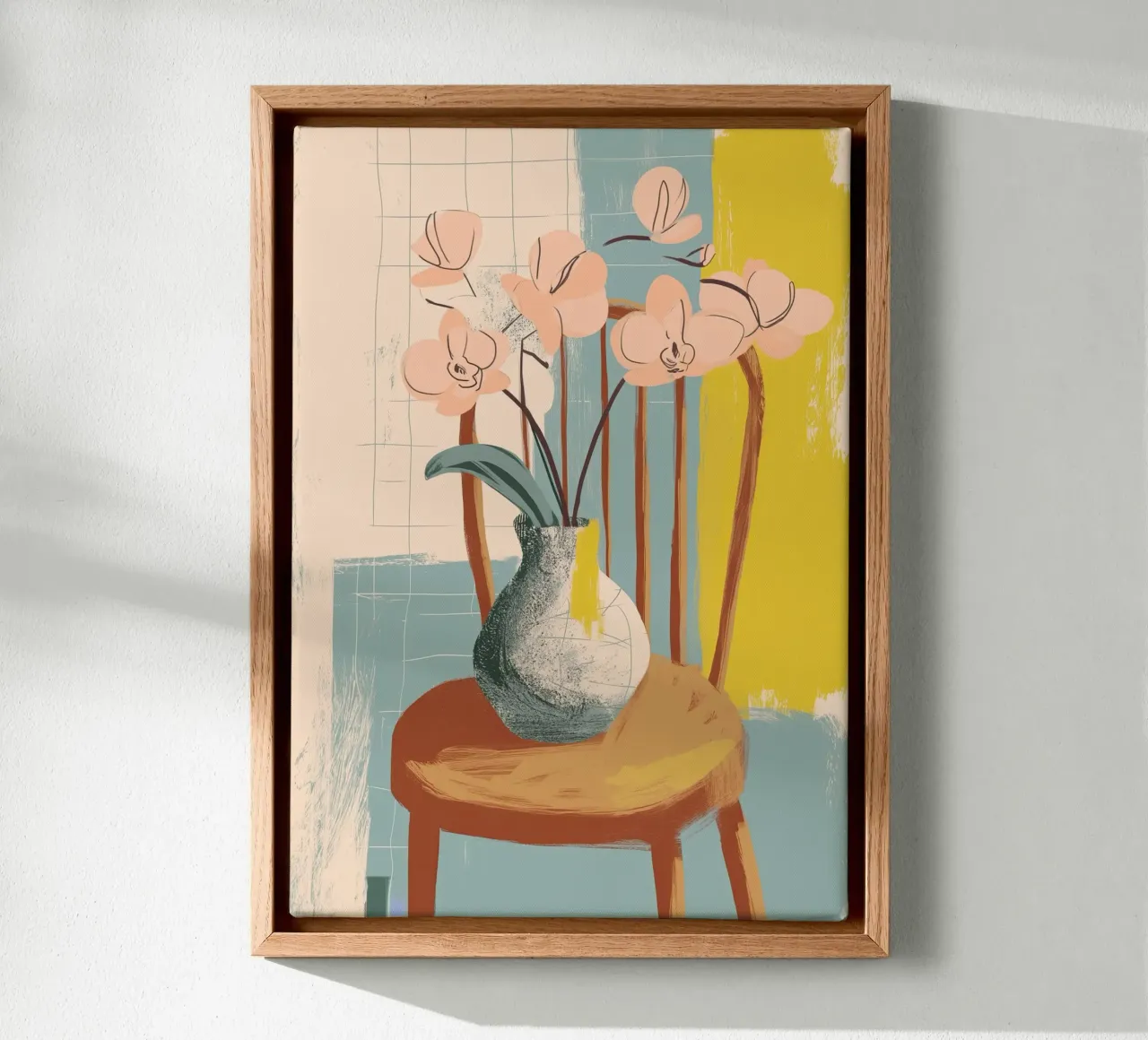The Quiet Joy of Orchids tela da Clara August
