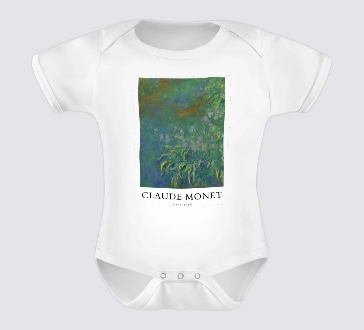 bellissimo fiore di iris body neonato maniche corte da SMG Store