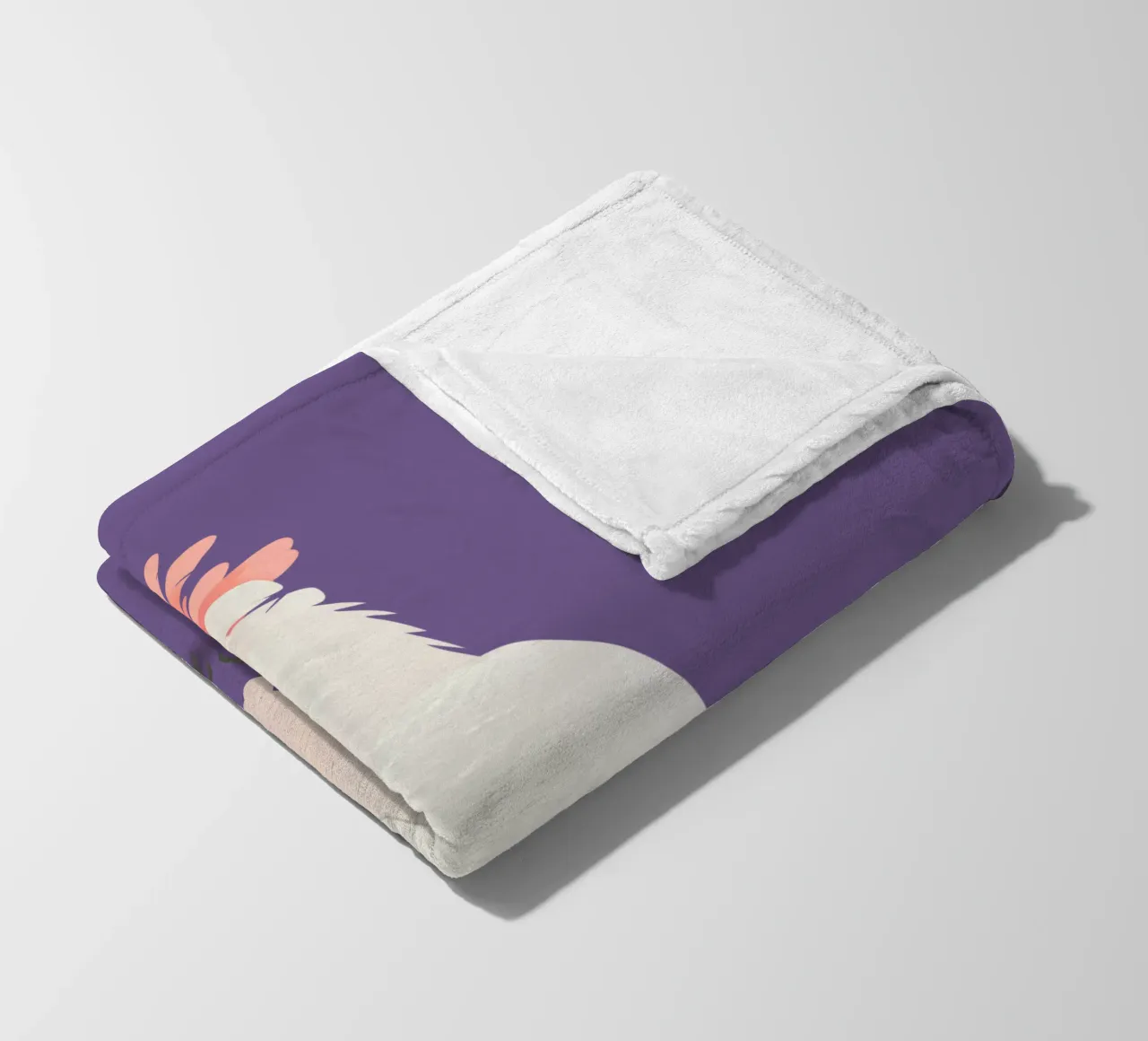 Cacatua a cresta di salmone molto carino coperta in pile da BwiseLizzy