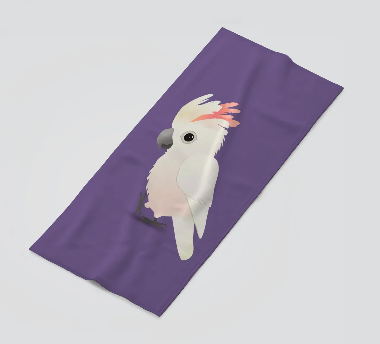 Cacatua a cresta di salmone molto carino telo mare da BwiseLizzy