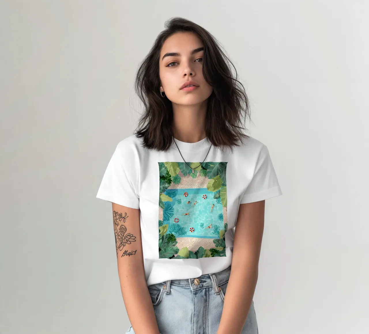 Floating in Forever Blue t-shirt da Clara August