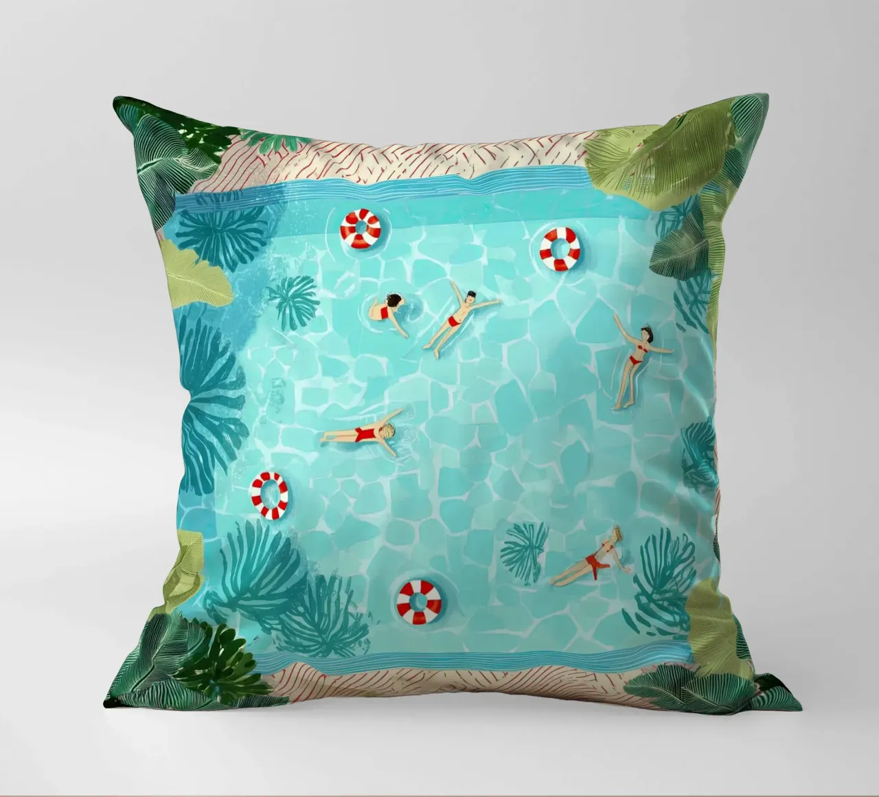Floating in Forever Blue cuscino da Clara August