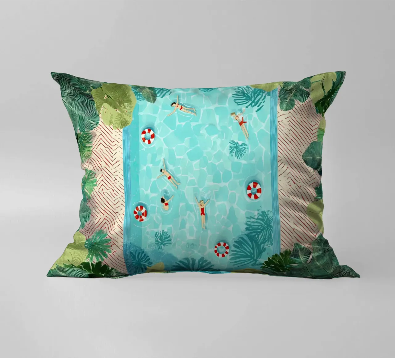 Floating in Forever Blue cuscino da Clara August