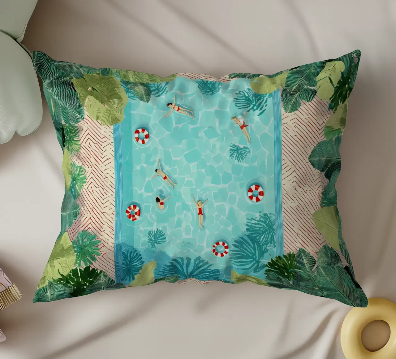 Floating in Forever Blue cuscino da Clara August