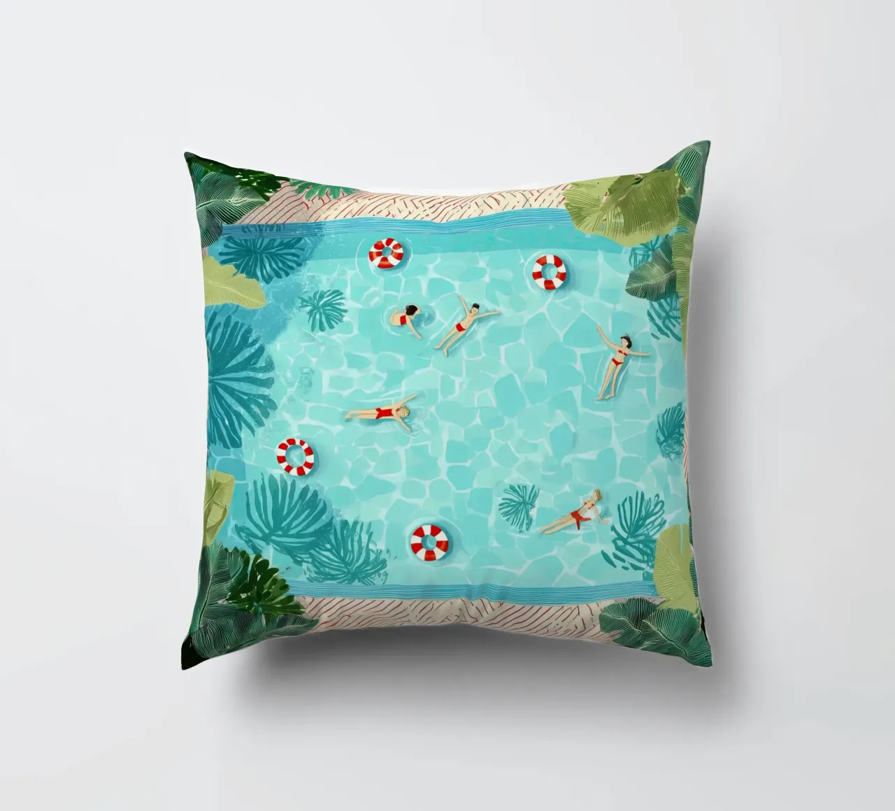 Floating in Forever Blue cuscino da Clara August