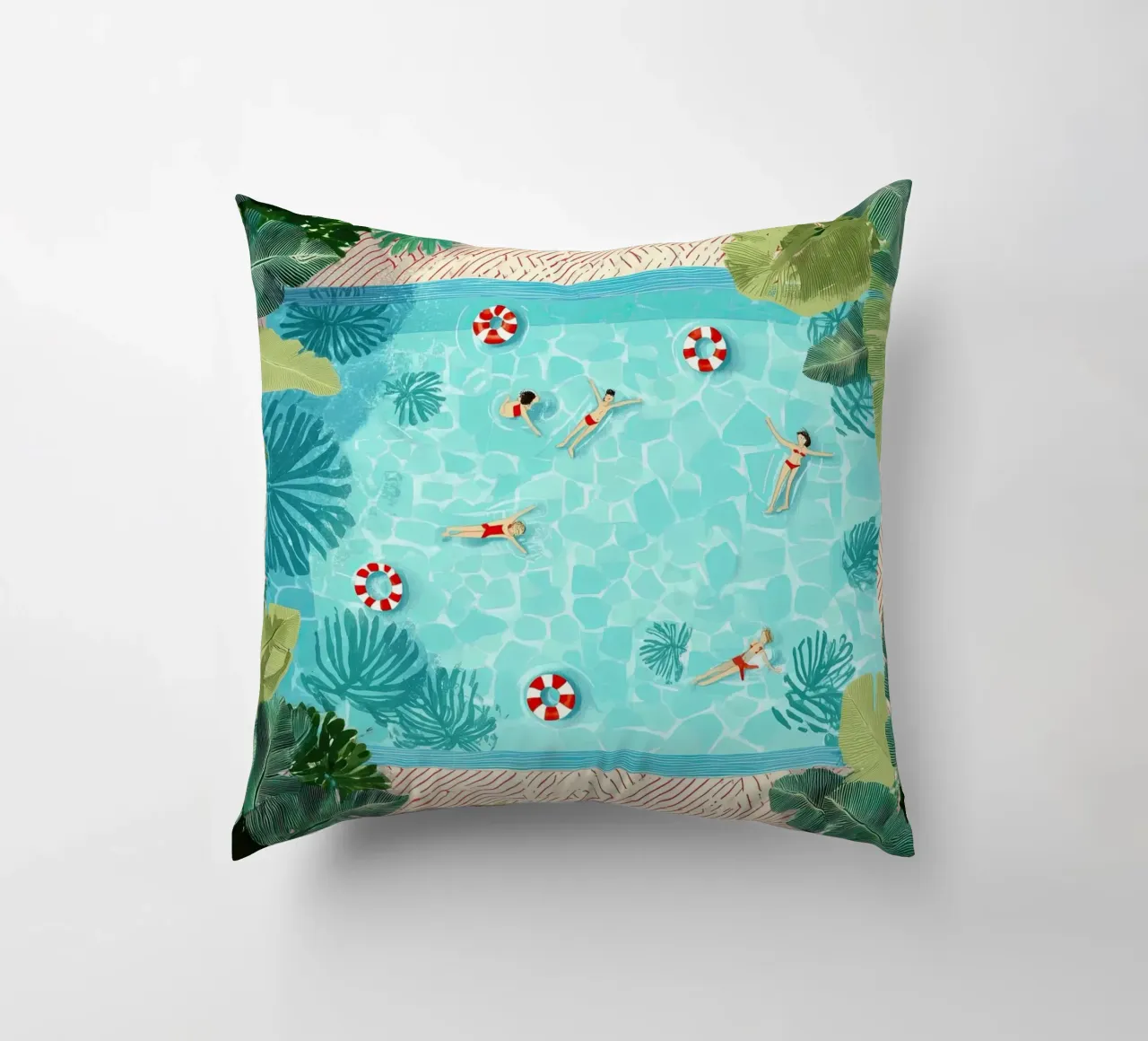 Floating in Forever Blue cuscino da Clara August