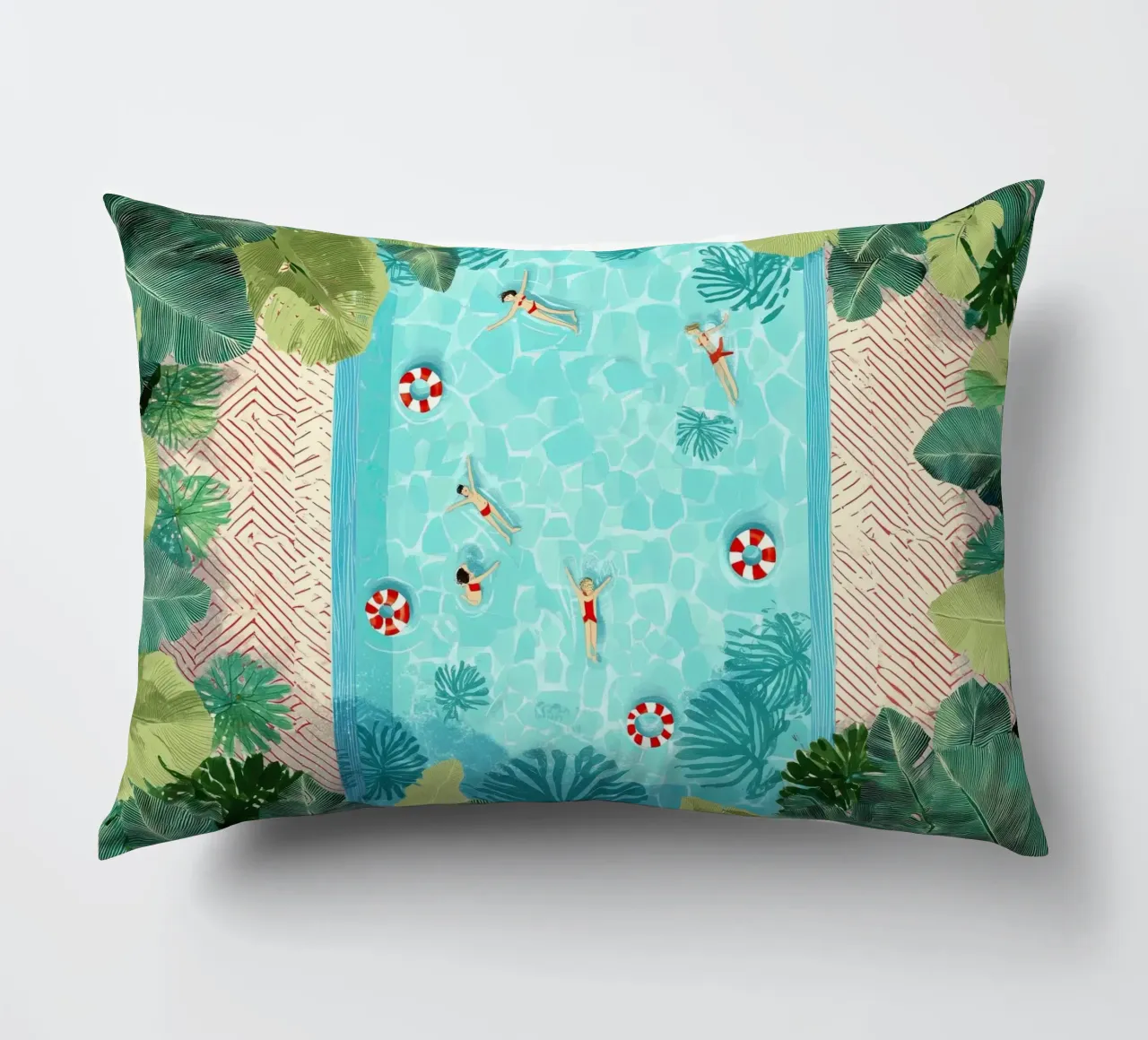Floating in Forever Blue cuscino da Clara August