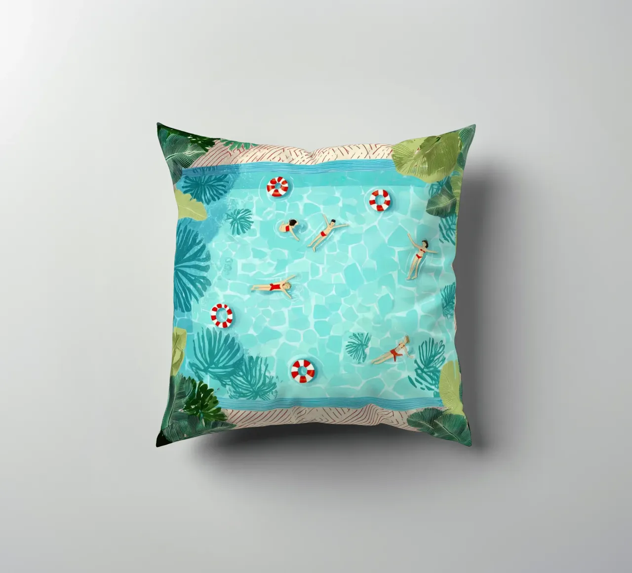 Floating in Forever Blue cuscino da Clara August