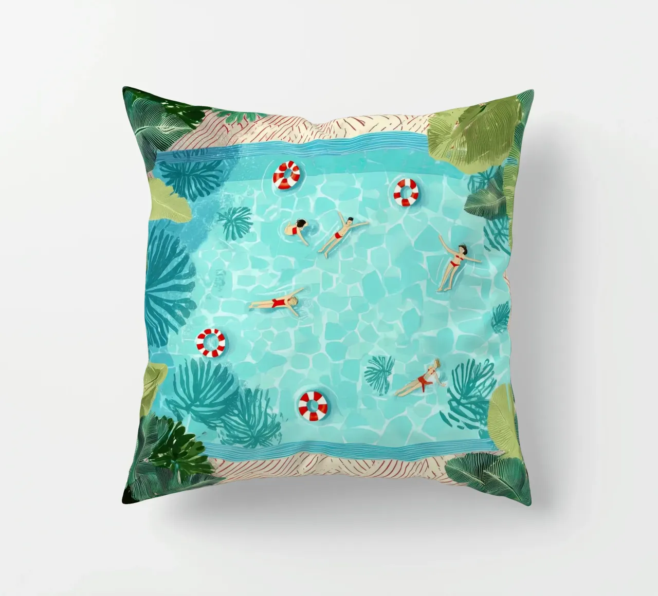 Floating in Forever Blue cuscino da Clara August