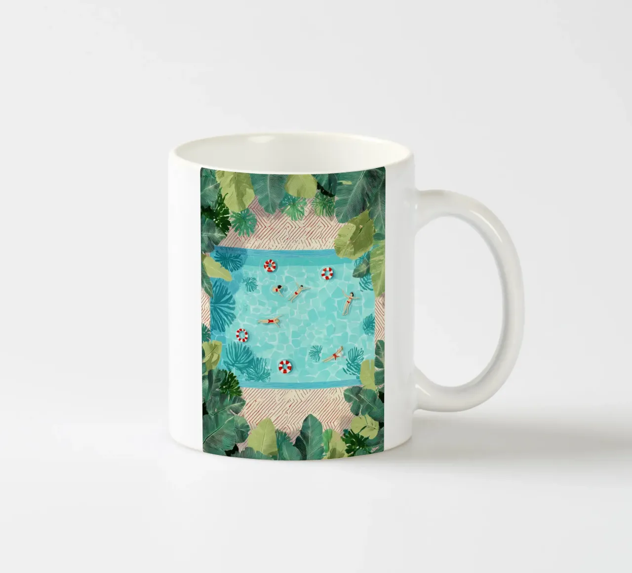 Floating in Forever Blue tazza in ceramica da Clara August