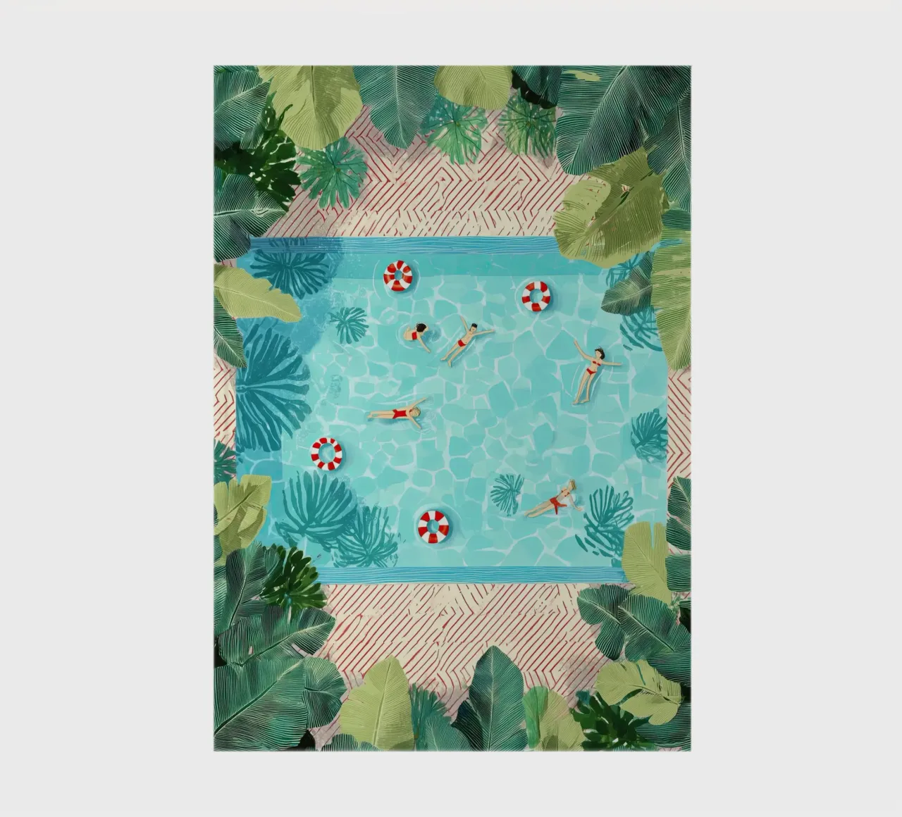 Floating in Forever Blue notebook by Clara August