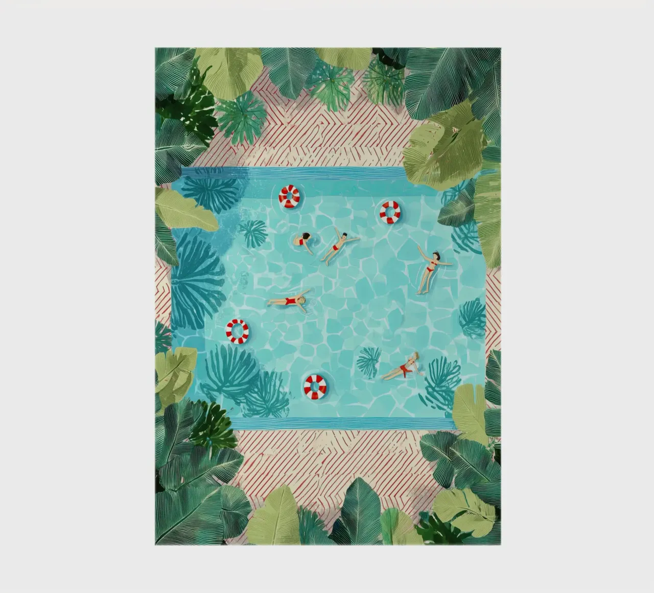 Floating in Forever Blue notebook by Clara August