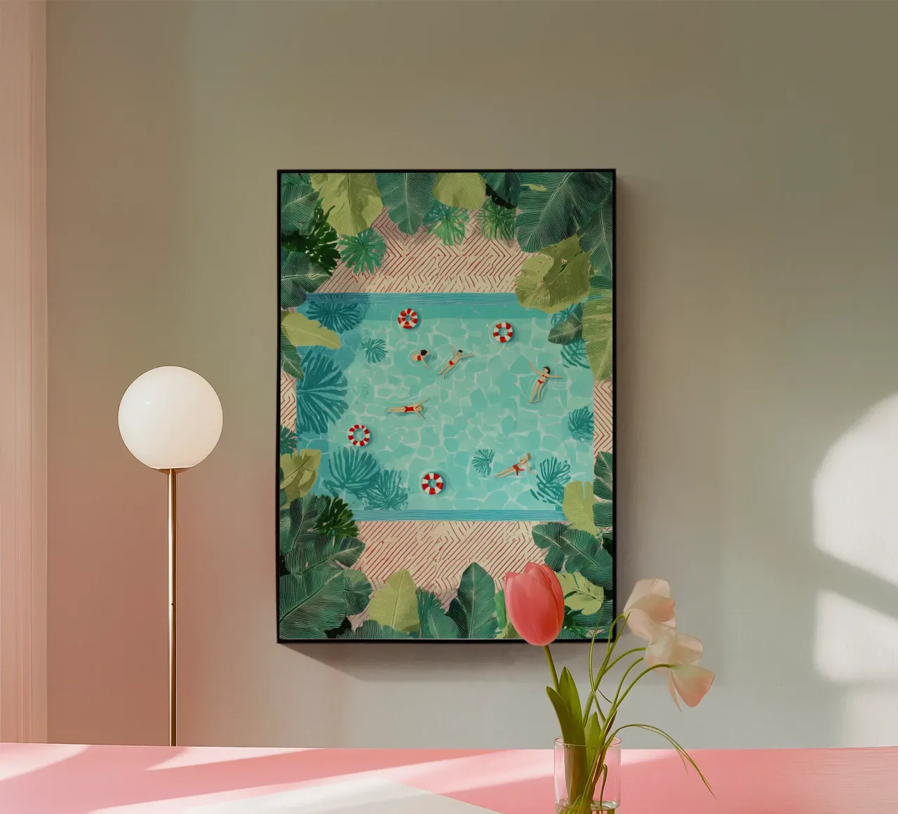 Floating in Forever Blue plexiglass da Clara August