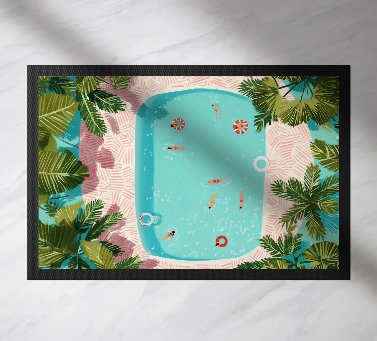 The Afternoon Belongs to Us Fußmatte von Clara August