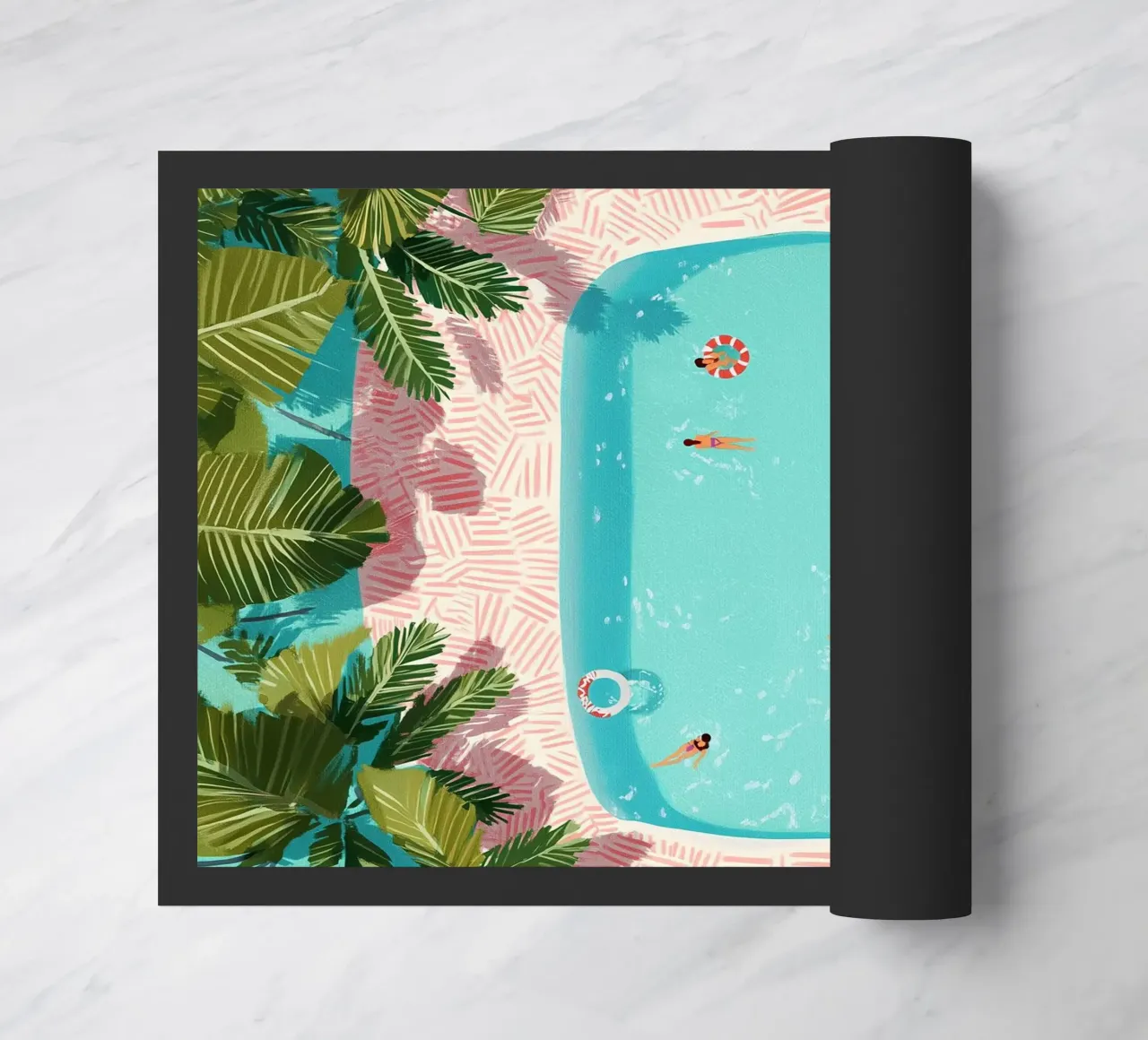 The Afternoon Belongs to Us Fußmatte von Clara August