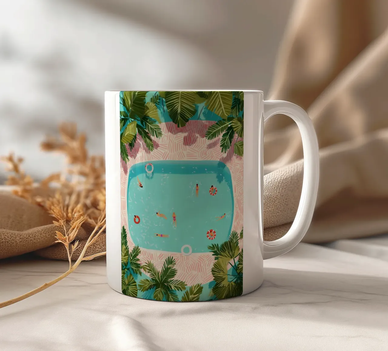 The Afternoon Belongs to Us tazza in ceramica da Clara August