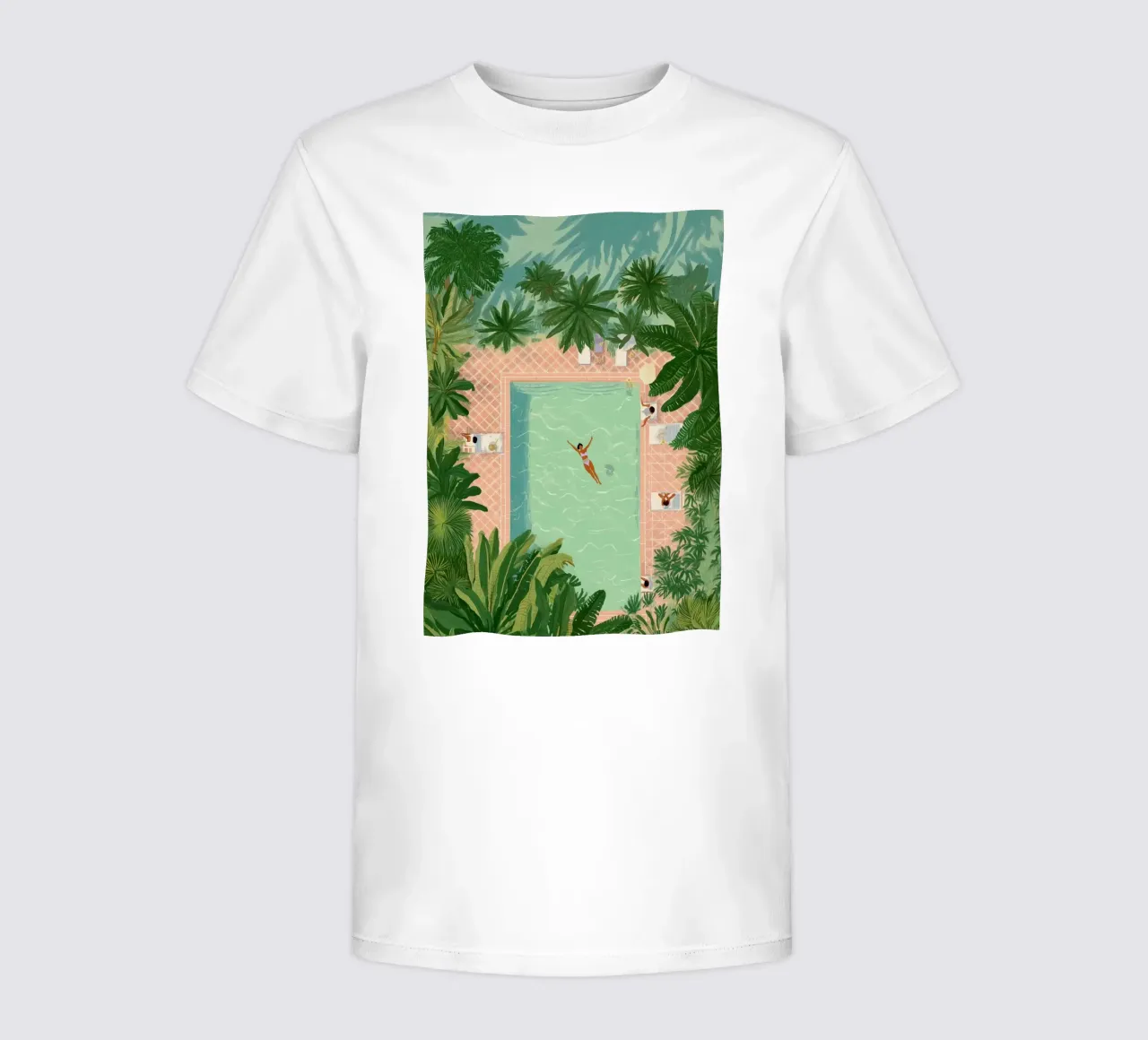 Floating Between Palms and Tiles t-shirt bambini da Clara August