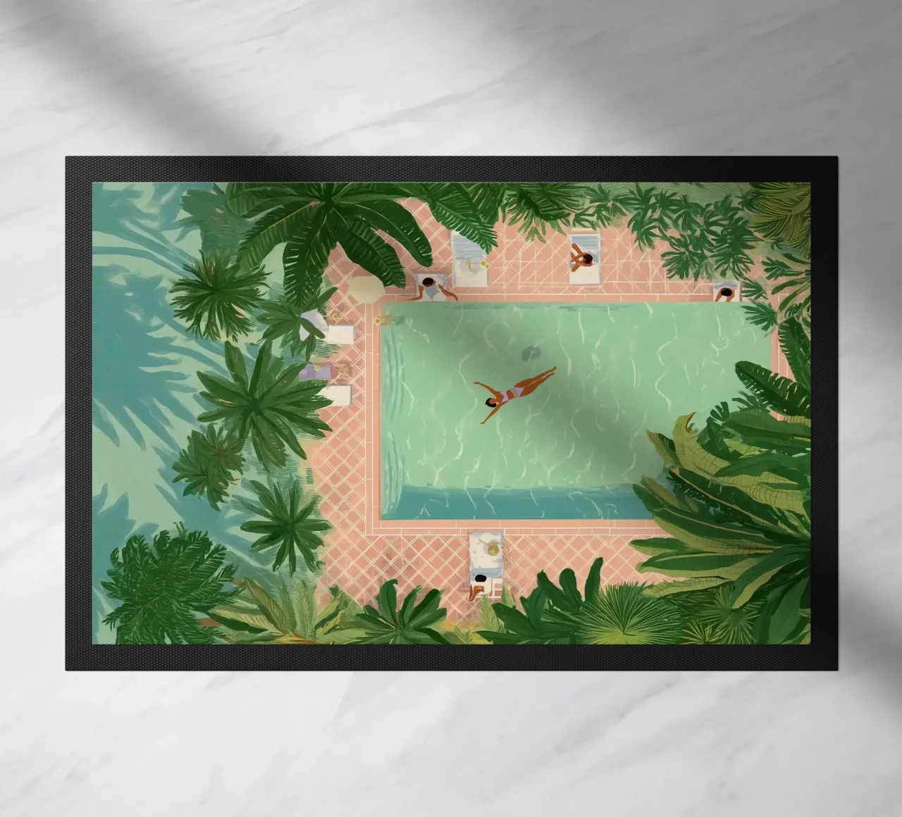 Floating Between Palms and Tiles zerbino da Clara August