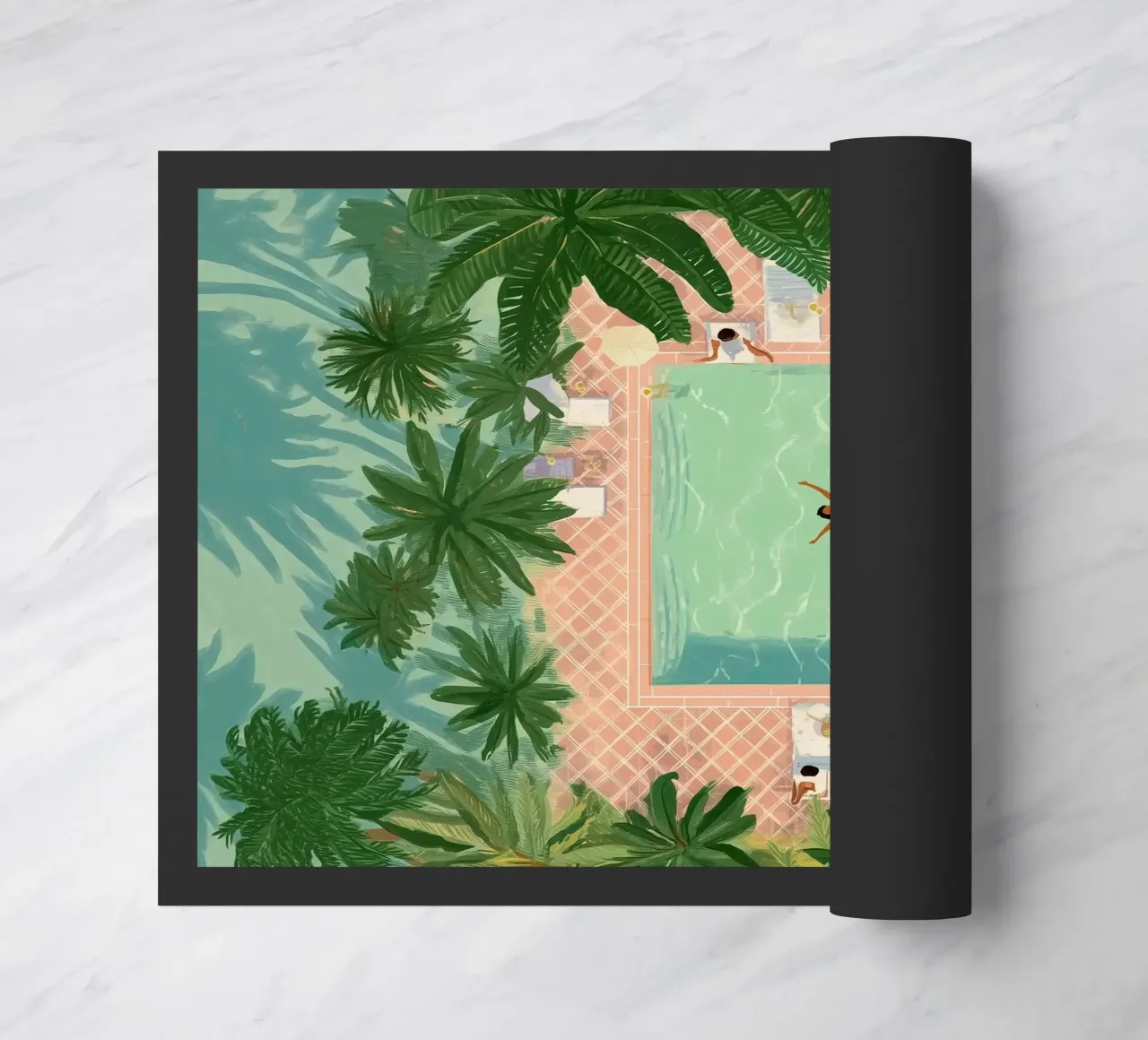 Floating Between Palms and Tiles zerbino da Clara August