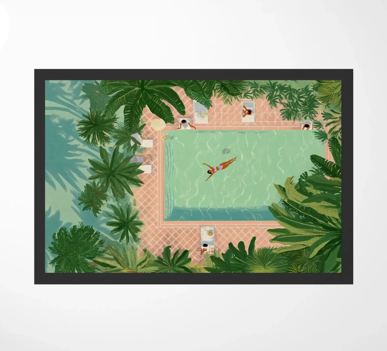 Floating Between Palms and Tiles zerbino da Clara August