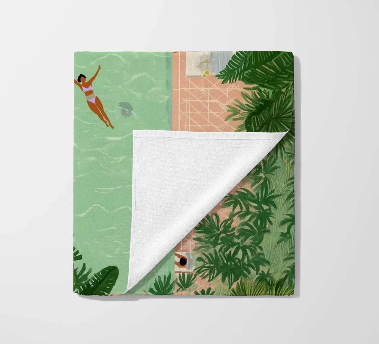 Floating Between Palms and Tiles telo mare da Clara August