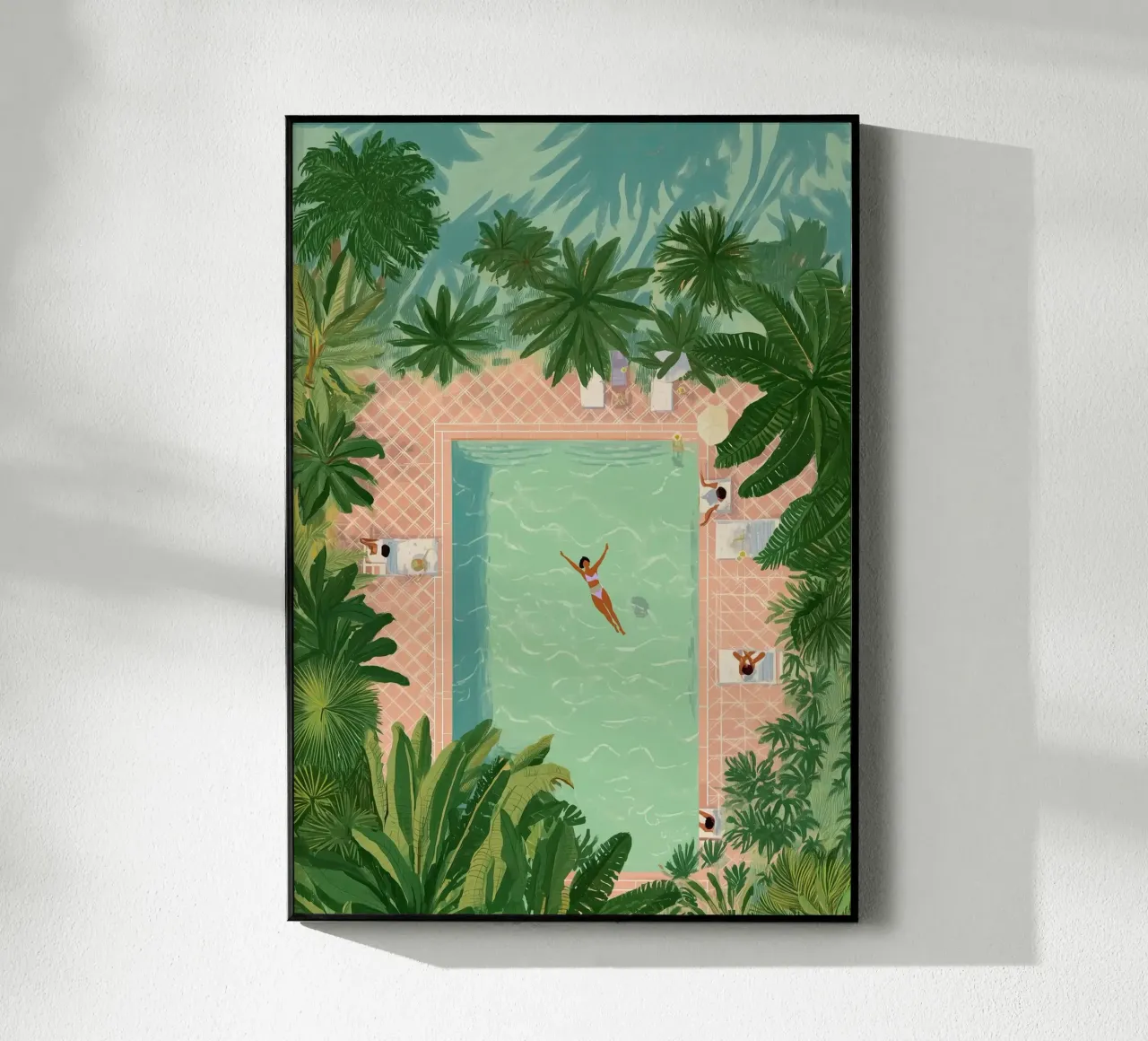 Floating Between Palms and Tiles plexiglass da Clara August