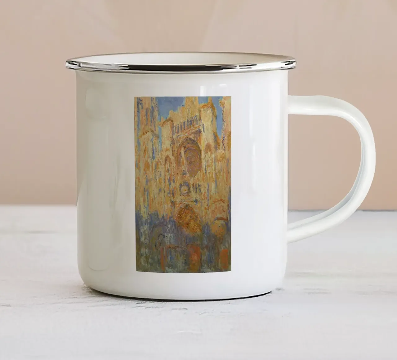chiesa cattedrale cattolica tazza in smalto da SMG Store
