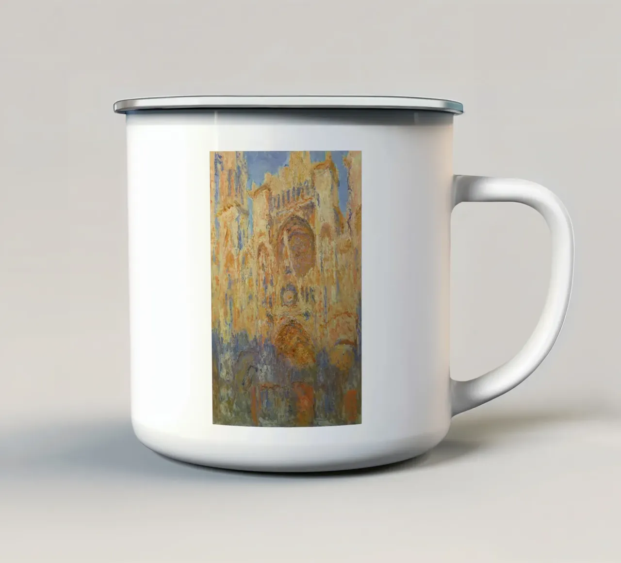 chiesa cattedrale cattolica tazza in smalto da SMG Store