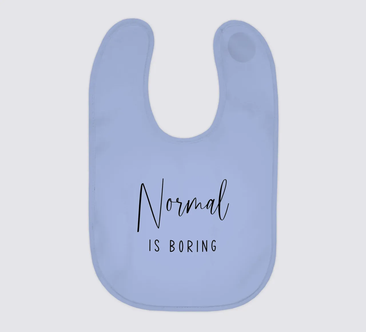 Normale è noioso bavaglino da Shark Printables