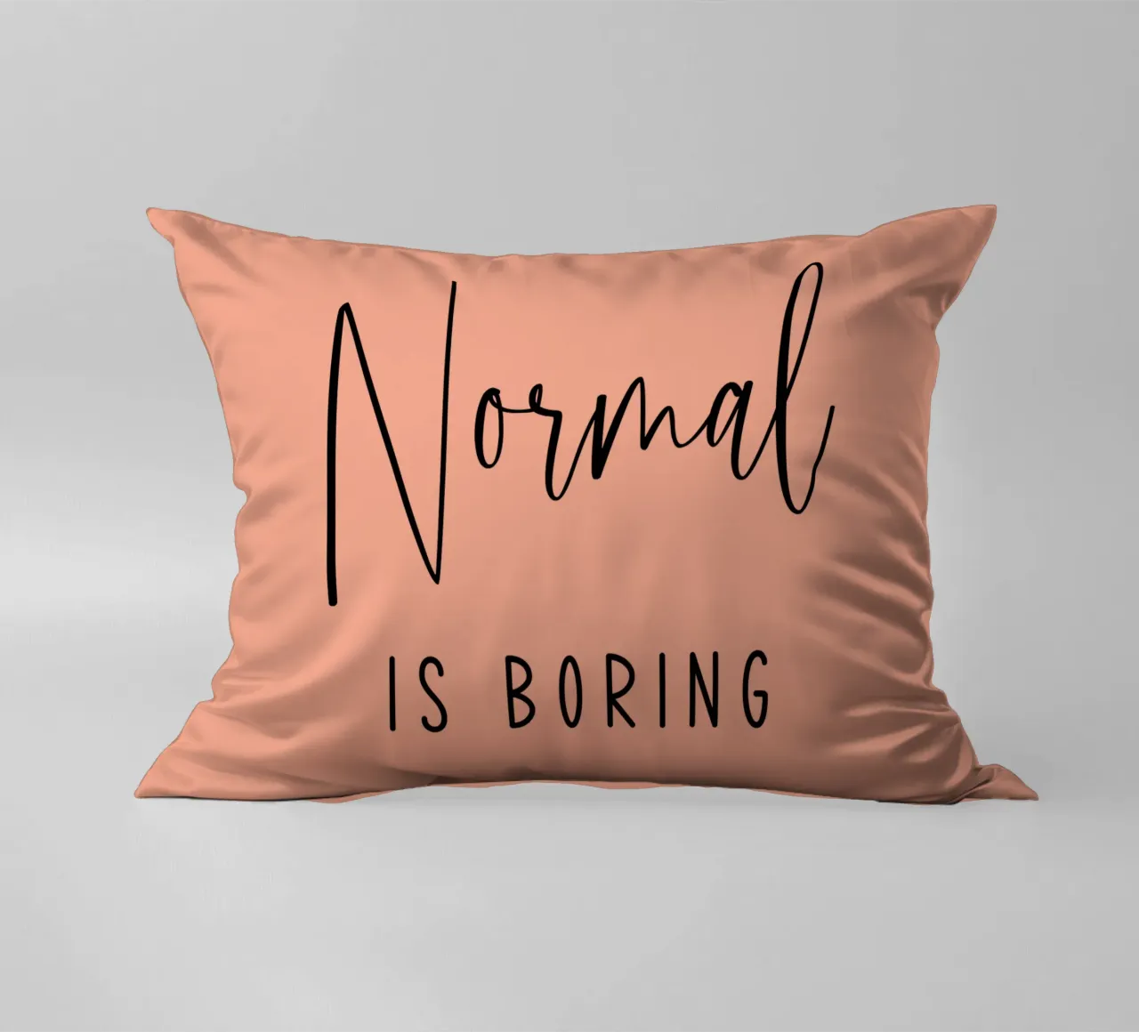 Normaal is saai kussen van Shark Printables