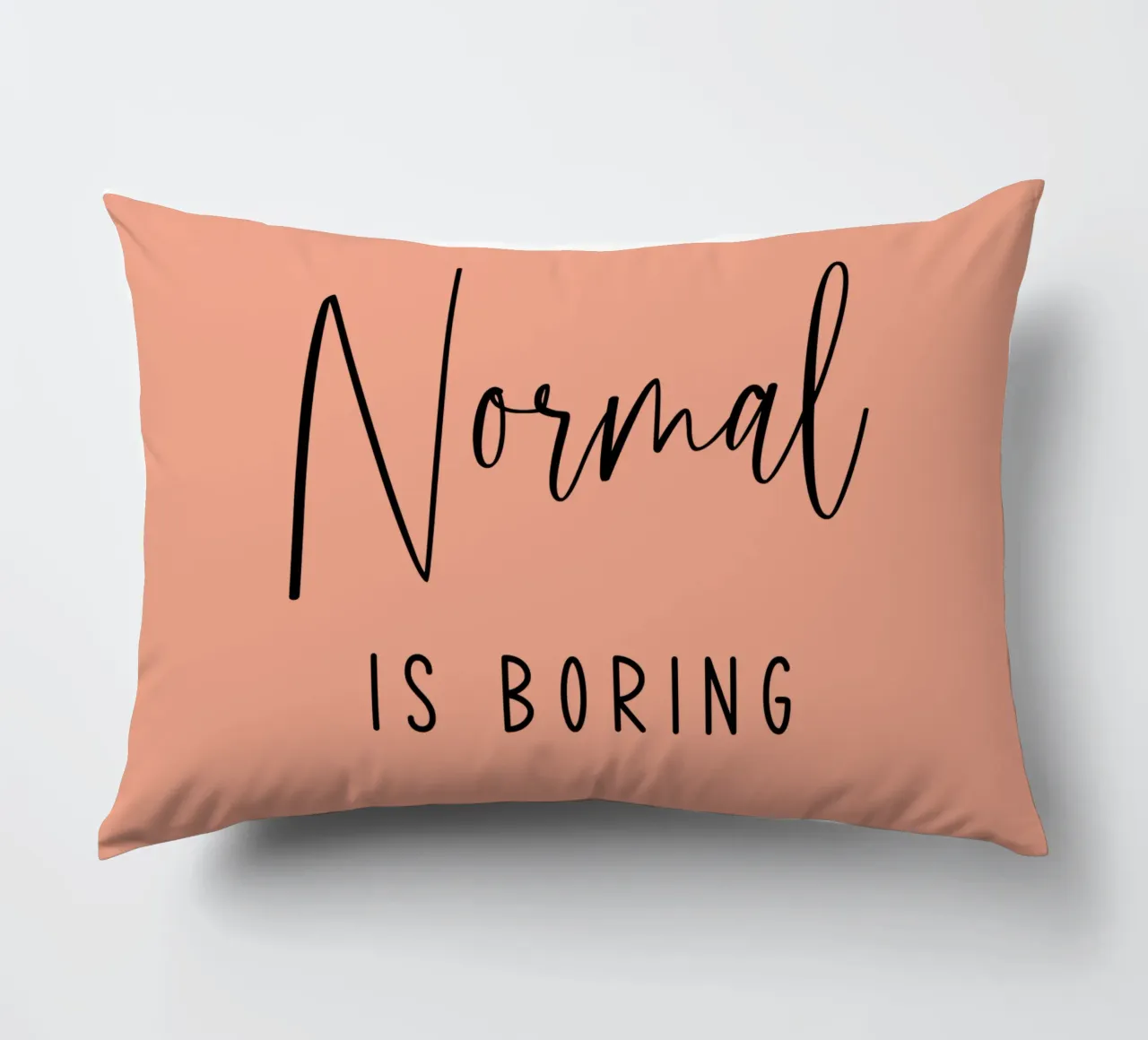Normaal is saai kussen van Shark Printables
