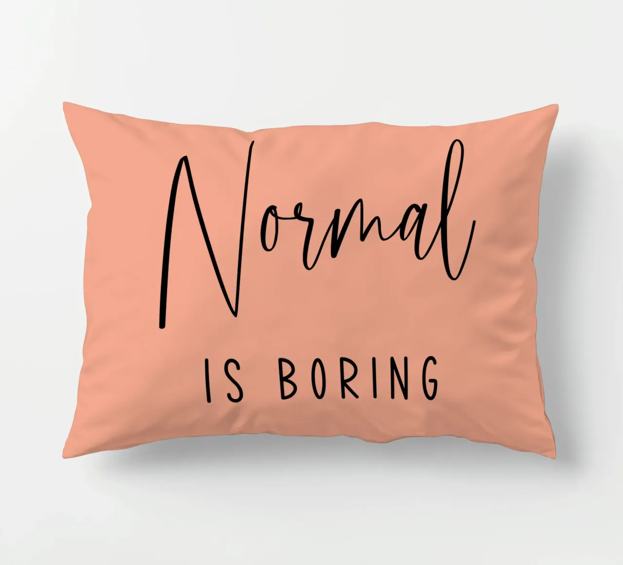 Normaal is saai kussen van Shark Printables