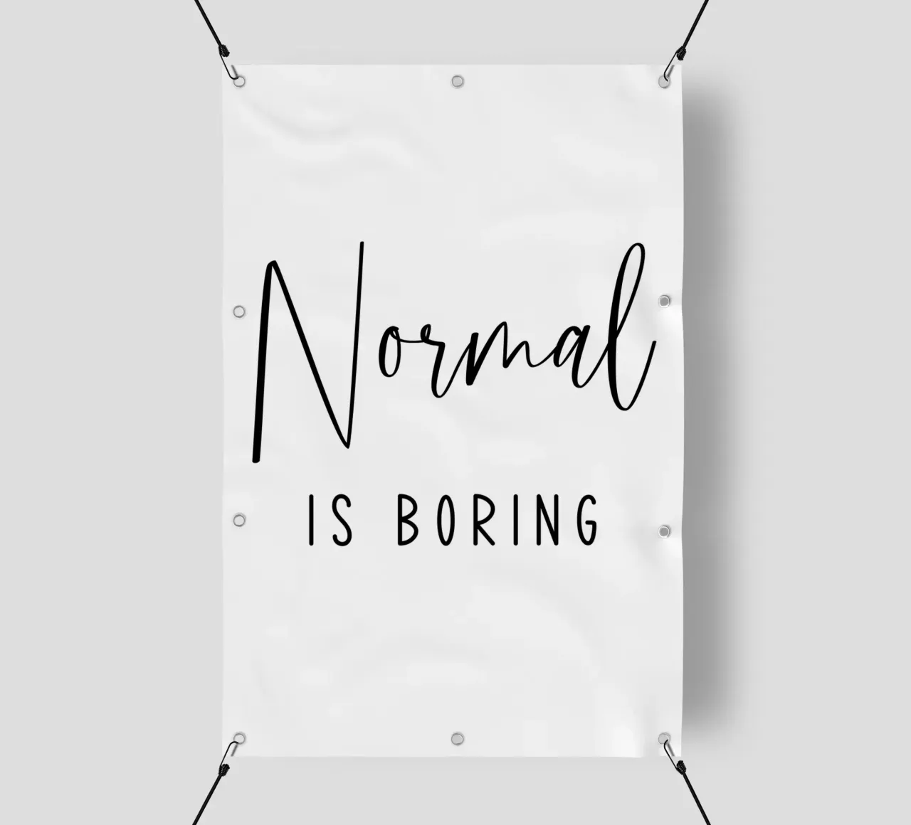 Normaal is saai pvc-zeil van Shark Printables