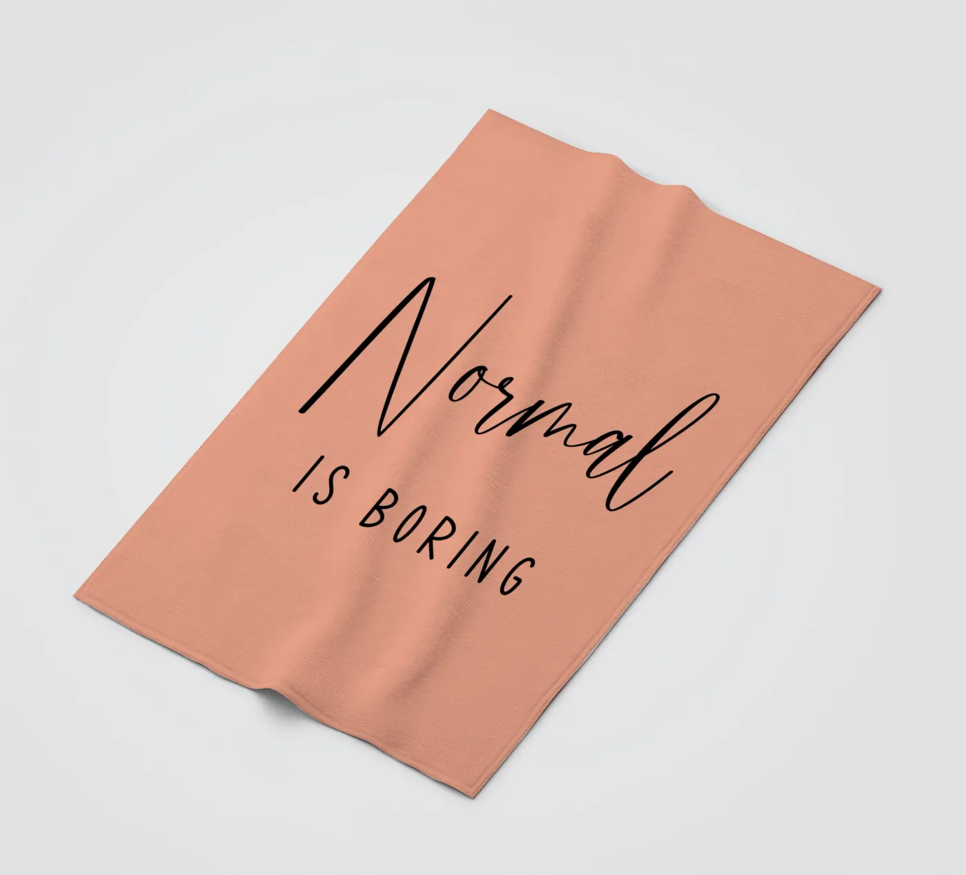 Normale è noioso coperta in pile da Shark Printables