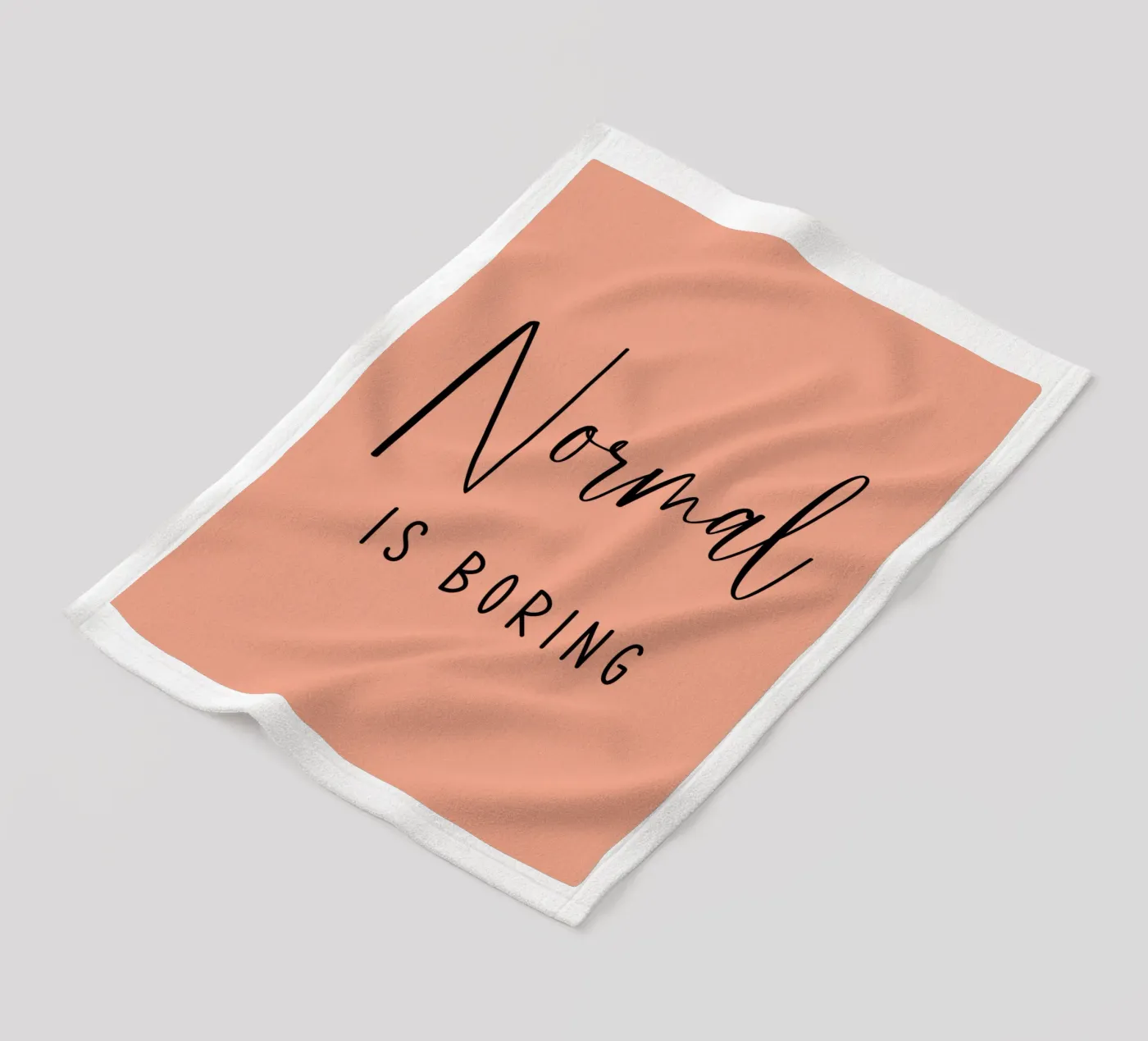 Normale è noioso coperta in pile da Shark Printables