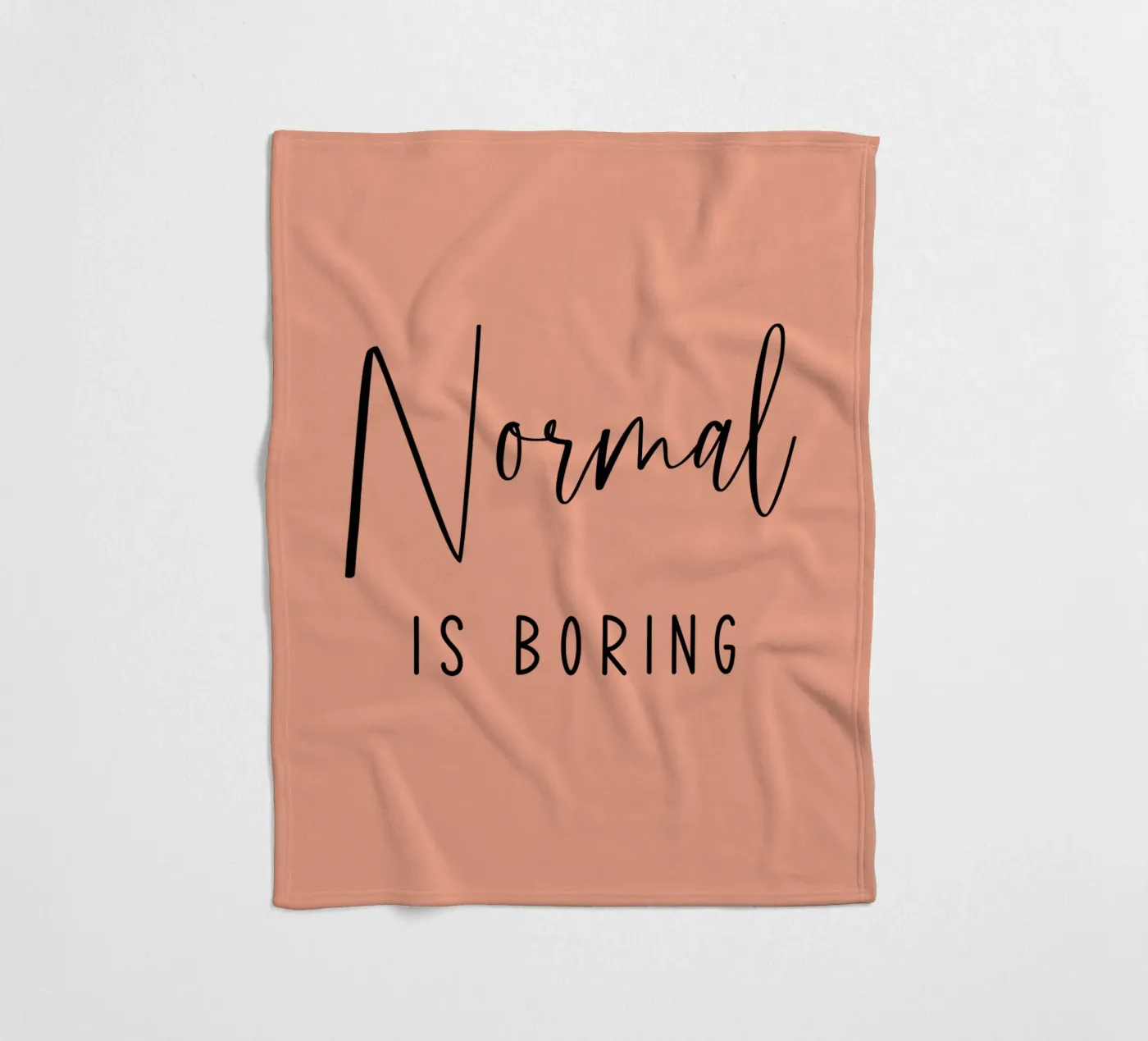 Normale è noioso coperta in pile da Shark Printables