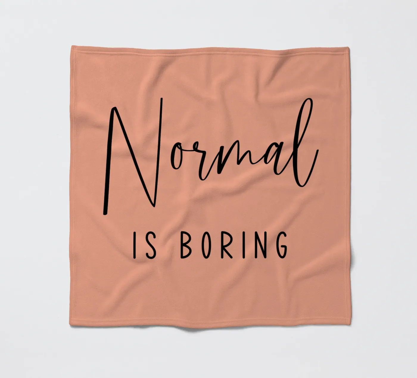 Normale è noioso coperta in pile da Shark Printables
