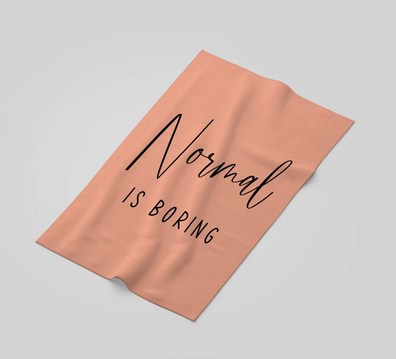 Normaal is saai strandhanddoek van Shark Printables