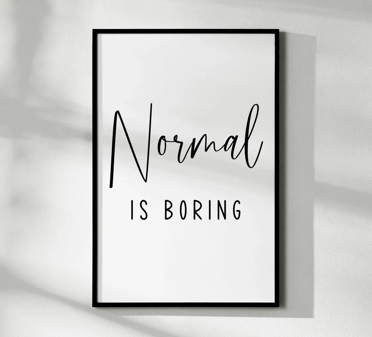 Normaal is saai hahnemühle van Shark Printables