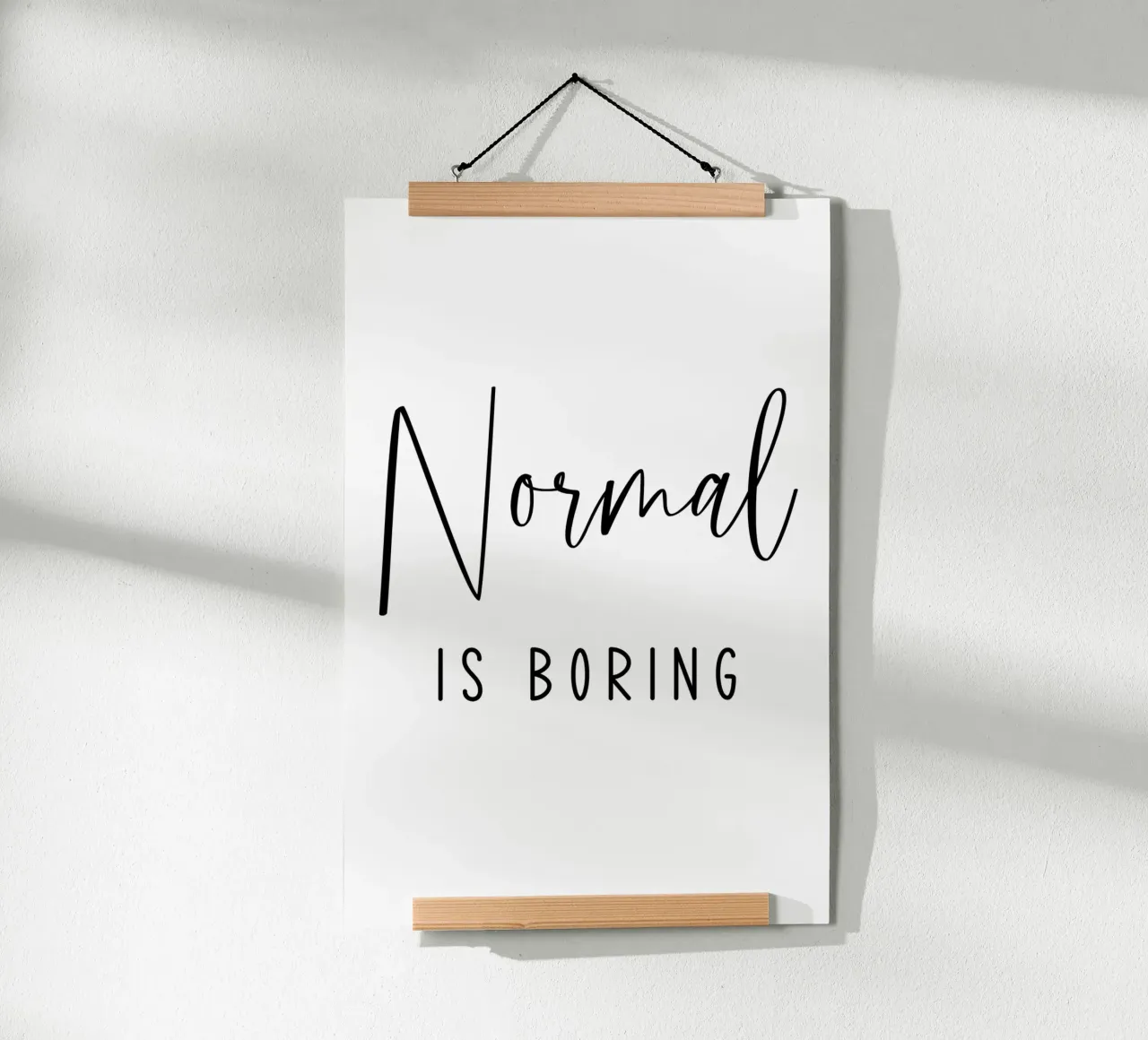 Normaal is saai hahnemühle van Shark Printables