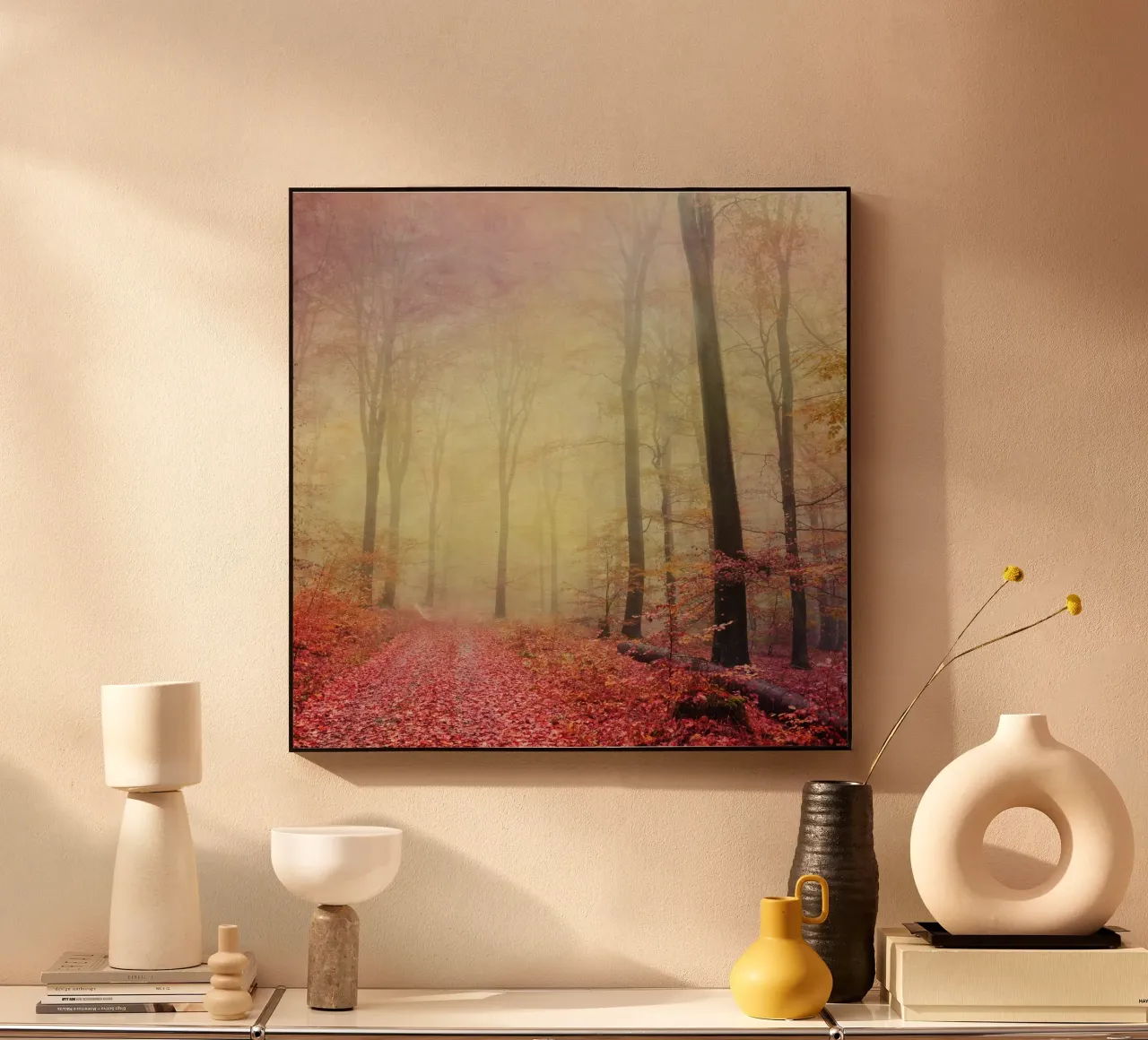 forest walk plexiglass da Visuelle Poesie am Wegesrand