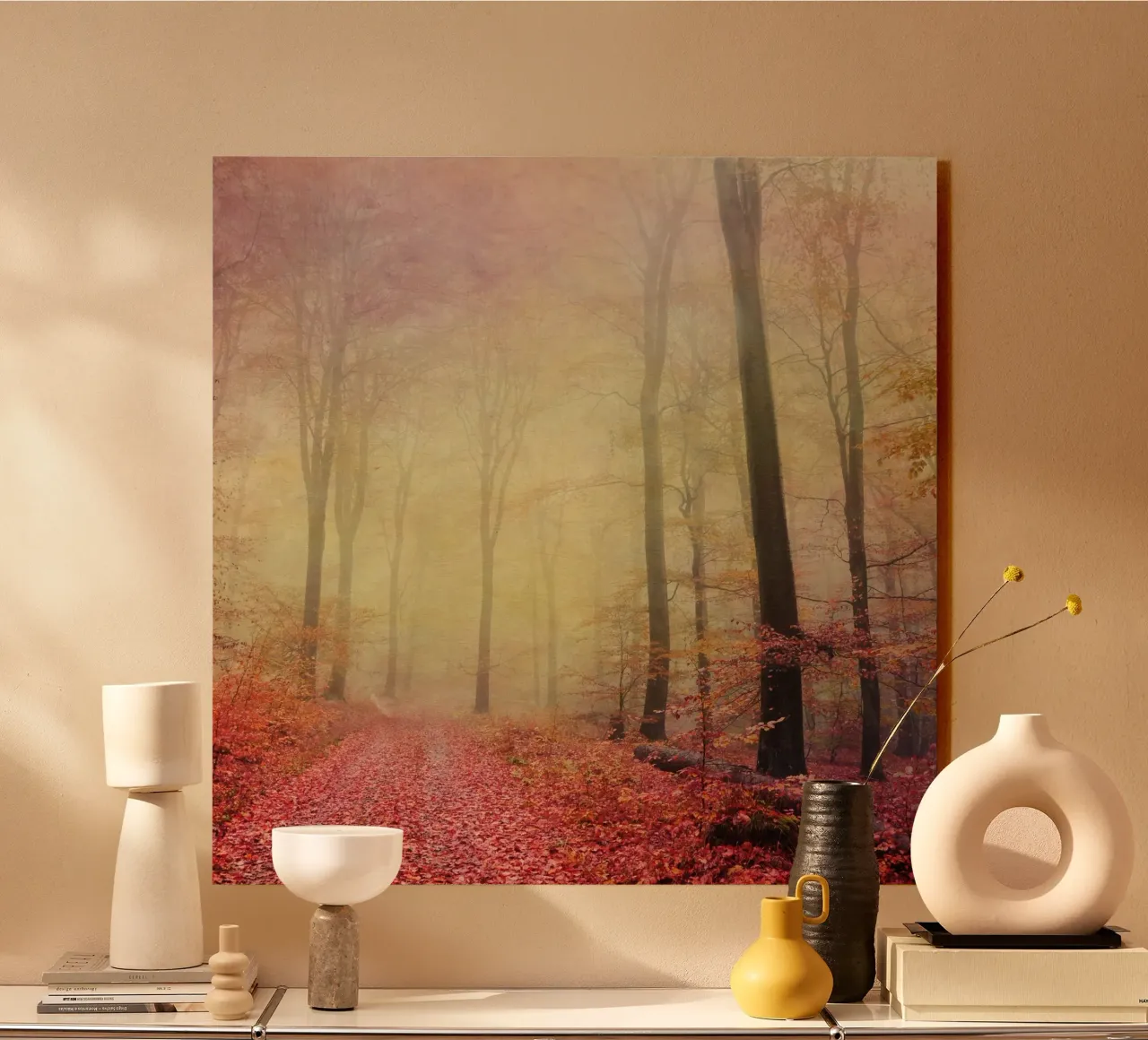 forest walk plexiglass da Visuelle Poesie am Wegesrand