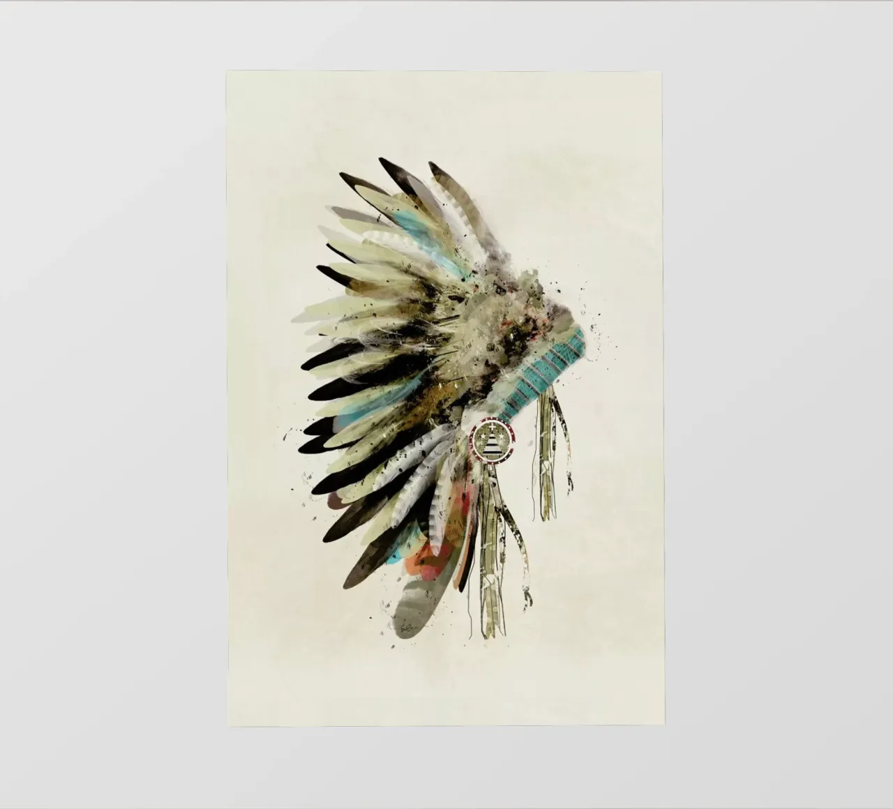Headdress Backlit Folie von Brian Buckley