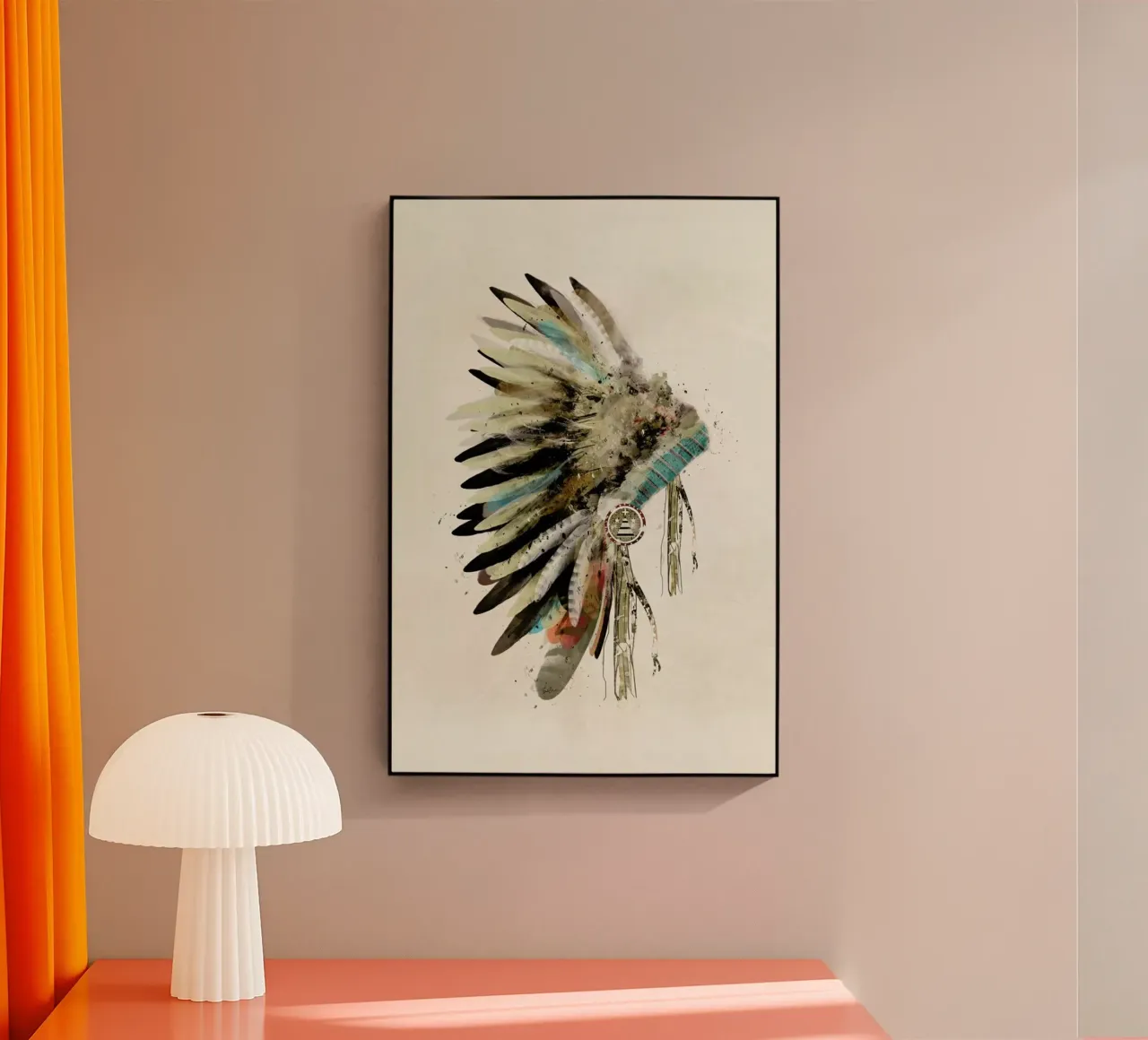 Headdress plexiglass da Brian Buckley