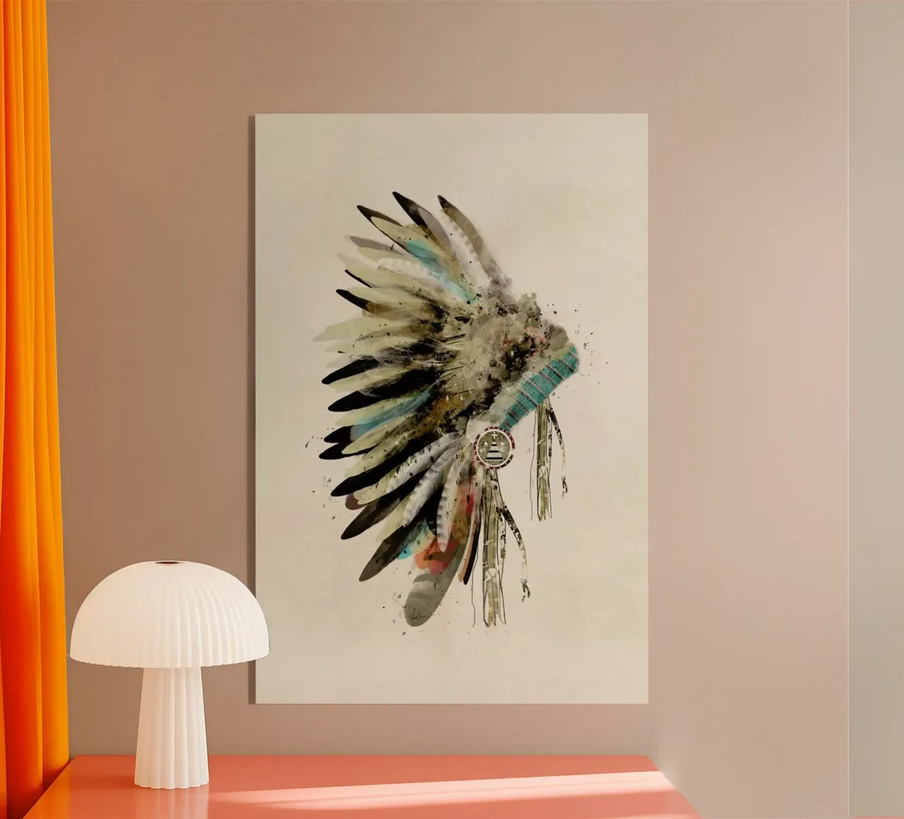 Headdress plexiglass da Brian Buckley